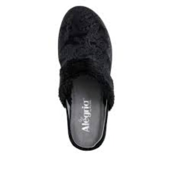 Alegria Shoes - Alegria Isabelle Black Beauty Mules Women's Fur-Lined Shoes size 38/7.5-8